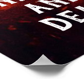 死は馬に乗淡い色のる ポスター (角)