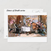 死は、これらの味わい食事を楽しむあなたのはがきを喜ぶ ポストカード (正面/裏面)