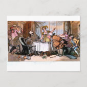 死は、これらの味わい食事を楽しむあなたのはがきを喜ぶ ポストカード (正面)