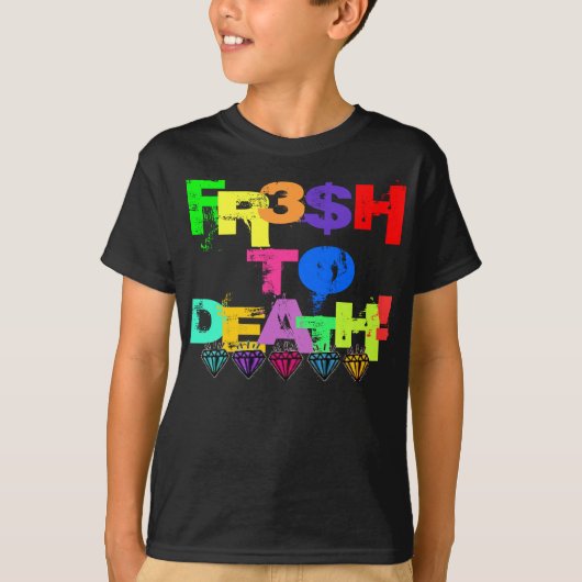 死へのFR3$H! Tシャツ (正面)