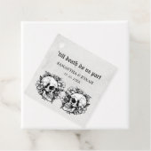 死までゴシック様式のフローラ結婚スカル フェイバータグ (インサイチュ)