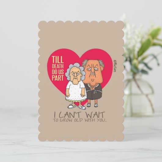 死まで私達を一部のおもしろいなカップル愛漫画して下さい カード (スタンド正面)