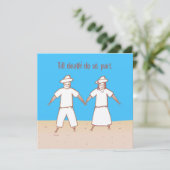 死まで私達を部分のかかしの結婚式招待状して下さい 招待状 (スタンド正面)