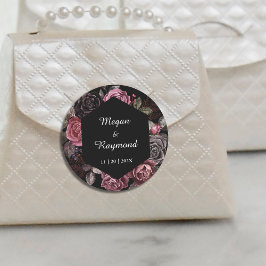 死まで |ブラック・ゴシック・ダーク・フローラ結婚ズ ラウンドシール