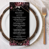 死まで |黒ゴシック色の濃いフローラメエレガントニュー メニュー