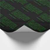 死を免れない挨拶 ラッピングペーパー (角)