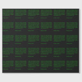 死を免れない挨拶 ラッピングペーパー (フラット)