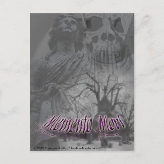 死を想うポストカード2 ポストカード (正面)