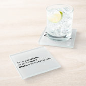 死を求めるな ガラス コースター (アングル)