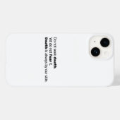 死を求めるな iPhoneケース Case-Mate iPhoneケース (裏面 (横))