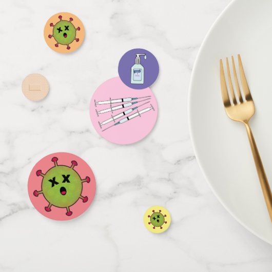 死んだおもしろいCOVIDワクチンパーティー コンフェッティ (グループ)