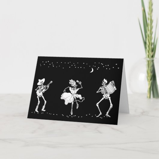 死んだお祝いの日 カード (正面)