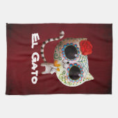 死んだかわいい猫の日 キッチンタオル (横)