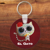 死んだかわいい猫の日 キーホルダー (正面)