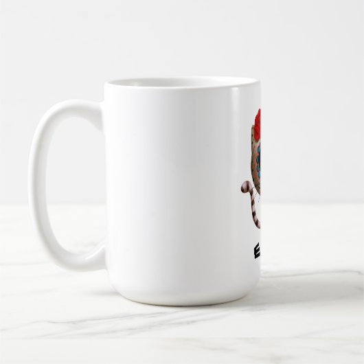 死んだかわいい猫の日 コーヒーマグカップ (左)