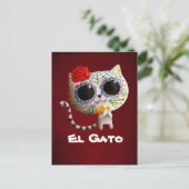 死んだかわいい猫の日 ポストカード (スタンド正面)