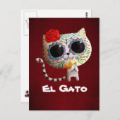 死んだかわいい猫の日 ポストカード (正面/裏面)