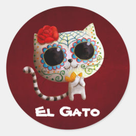 死んだかわいい猫の日 ラウンドシール