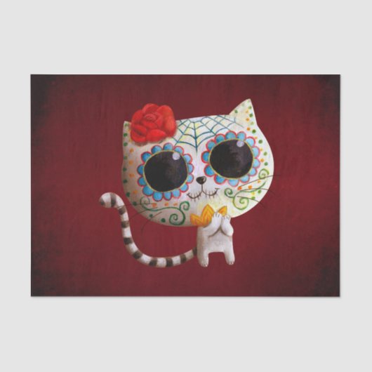 死んだかわいい猫の日 薄葉紙 (正面)