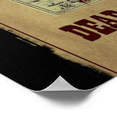 死んだか生きたか指名手配 ポスター (角)