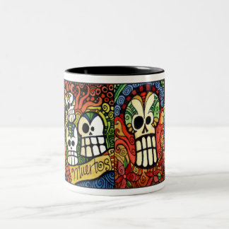 死んだの/Dia de los Meurtos Mugの日 ツートーンマグカップ