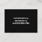 死んだはえ、殴打の害虫駆除 名刺 (裏面)