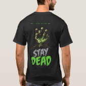 死んだままでいて Tシャツ (裏面)