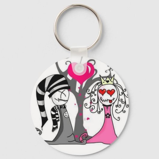 死んだような愛のキーチェーン キーホルダー (正面)