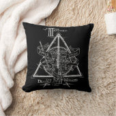 死んだようにハリー・ポッターシリーズの綴り|はグラフィックを神聖化します クッション (ブランケット)