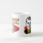 死んだら寝ろ コーヒージョークマグカップ コーヒーマグカップ (中央)