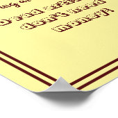 死んだアーティストはお金を必要としないおもしろいタイポグラフィ ポスター (角)