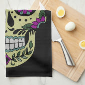 死んだカスタムの日 キッチンタオル (四つ折り)