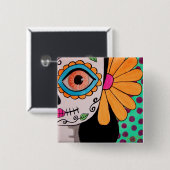 死んだカタリナボタンの日 缶バッジ (正面&裏面)