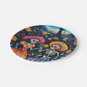 死んだカラフルデザイン ペーパープレート (アングル)