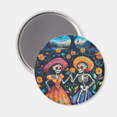 死んだカラフルデザイン マグネット (正面/裏面)