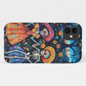 死んだカラフルデザイン Case-Mate iPhoneケース (裏面(横))