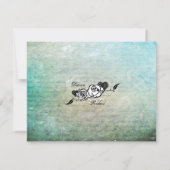 死んだカラベラス砂糖スカル 招待状 (裏面)