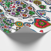 死んだキャンディのスカル包装紙 ラッピングペーパー (角)