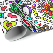 死んだキャンディのスカル包装紙 ラッピングペーパー (ロールコーナー)