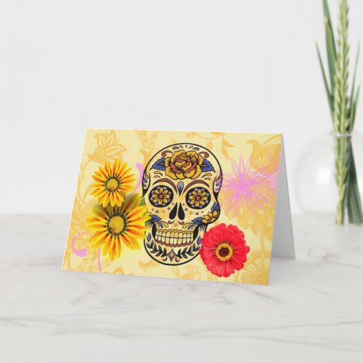 死んだキャンディスカルカードの日 カード (正面)