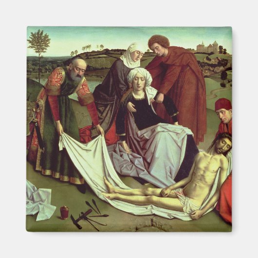 死んだキリストに対する嘆き マグネット (正面)