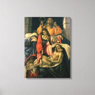 死んだキリストへの哀悼 – Botticelli キャンバスプリント