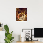 死んだキリストへの嘆きの勉強(油 ポスター (ホームオフィス)