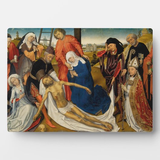 死んだキリストへの嘆き， c.1460-1464 フォトプラーク (正面)
