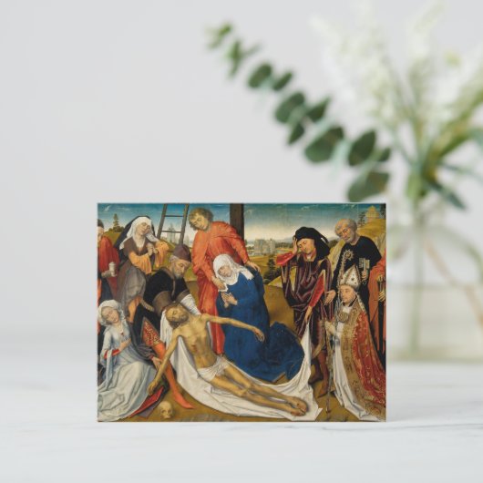 死んだキリストへの嘆き, c.1460-1464 ポストカード (スタンド正面)