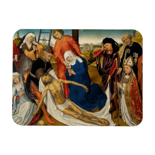 死んだキリストへの嘆き, c.1460-1464 マグネット (横)
