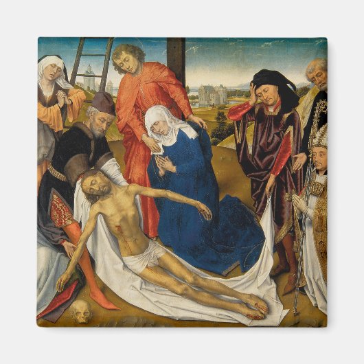 死んだキリストへの嘆き， c.1460-1464 マグネット (正面)