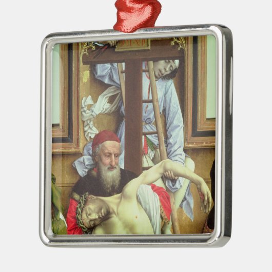 死んだキリストを支えているArimatheaのヨセフ メタルオーナメント (左)
