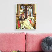 死んだキリストを支えるアリマテアのヨセフ キャンバスプリント (インサイチュ (リビング))