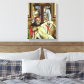 死んだキリストを支えるアリマテアのヨセフ キャンバスプリント (インサイチュ (寝室))